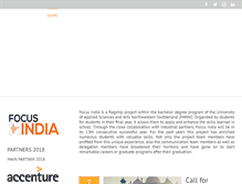 Tablet Screenshot of focusindia.ch